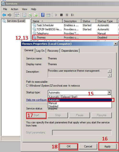 Server 2008 R2 - Theme Service Server 2008 R2 - Theme Service
