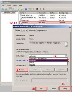 Server 2008 R2 - Theme Service